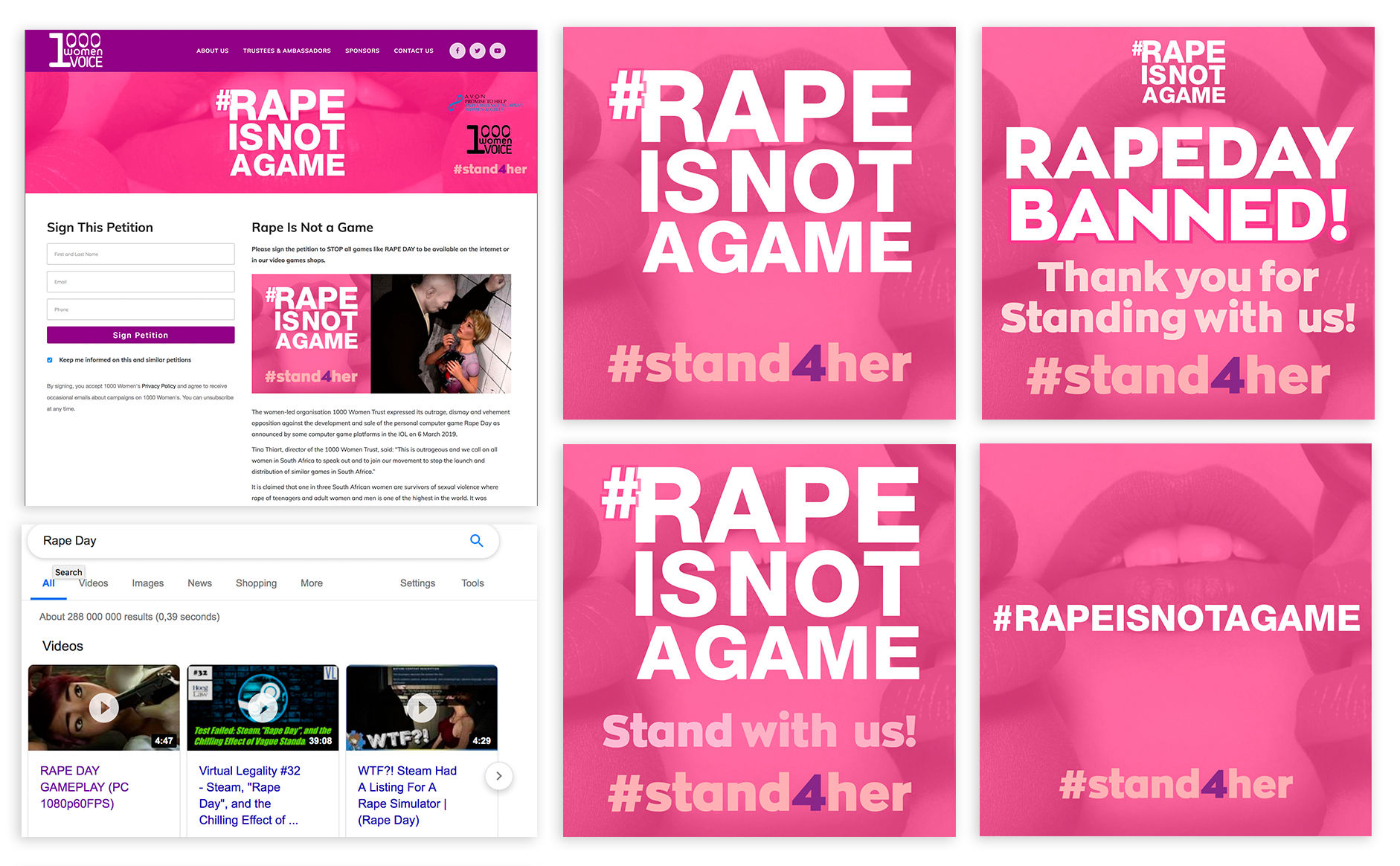 Rape is not a Game